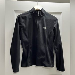 Ladies Large North Face Polartec Fleece 1/4 Zip